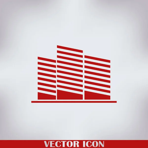 Cityscape Icon Web Design — Stock Vector