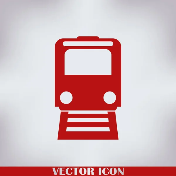 Vecteur Icône Train Panneau Transport Moderne Site Web Médias Sociaux — Image vectorielle