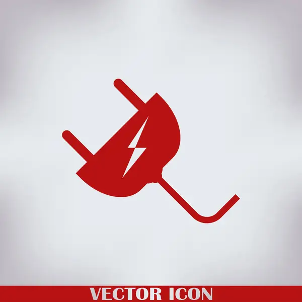 Plug Icon Vektorabbildung — Stockvektor