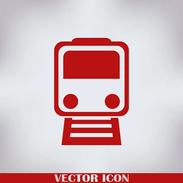 Icono Tren Vector Signo Transporte Moderno Sitio Web Medios Comunicación — Vector de stock