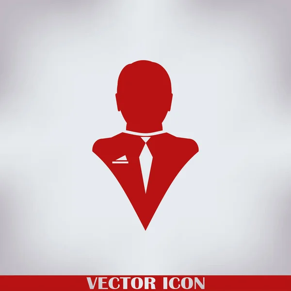 Ícone Web Vetor Homem —  Vetores de Stock