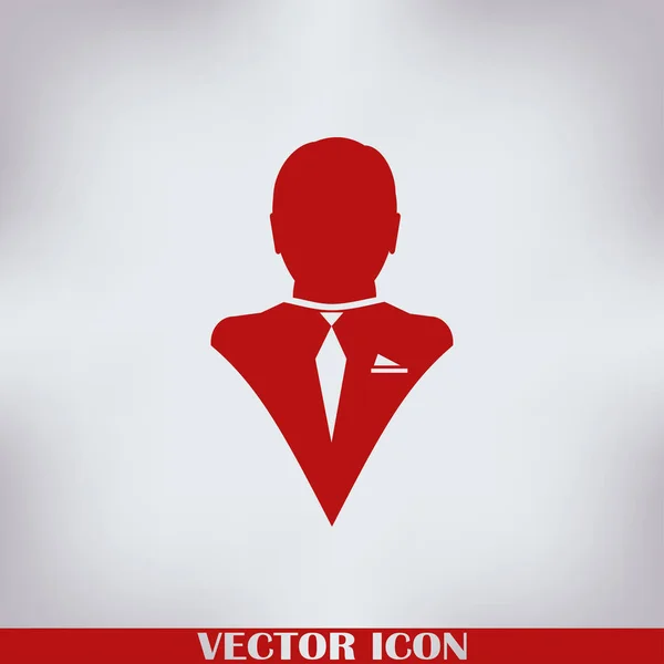 Man Vector Web Icon — Stock Vector