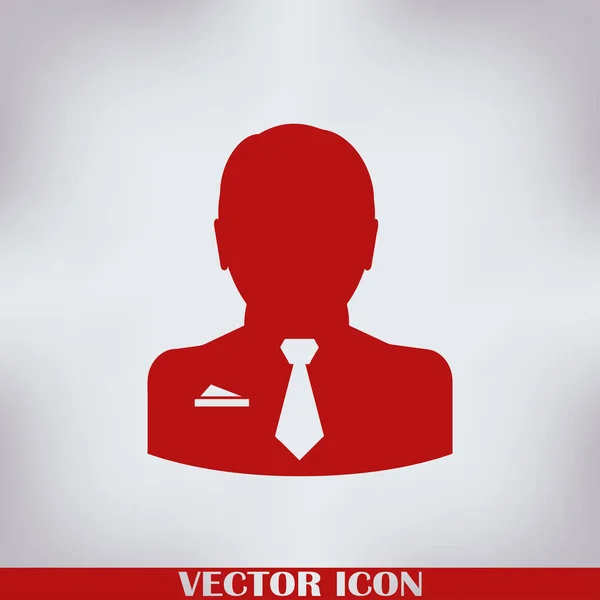 Man Vector Web Icon — Stock Vector
