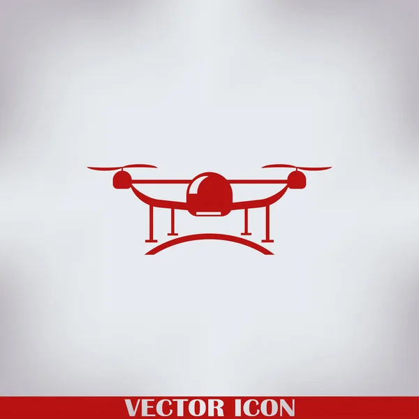 Vetor Ícone Drone Foto Vídeo — Vetor de Stock