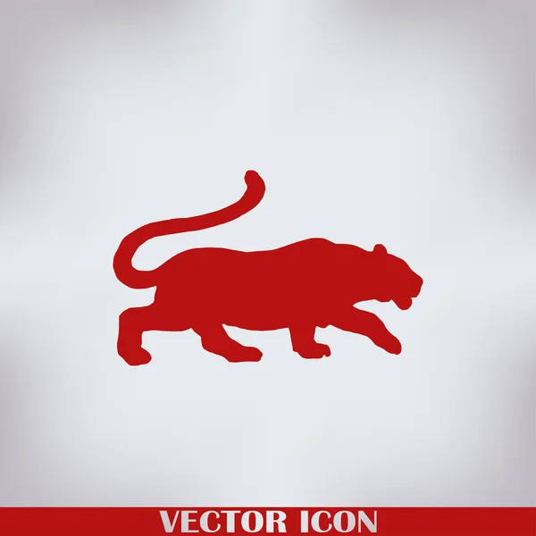 Tatouage Vectoriel Saut Tigre Tribal — Image vectorielle