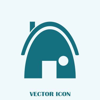 Ev düz simge vektör