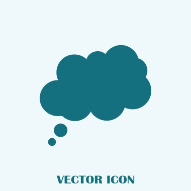 Konuşma balonları çifti. Sosyal simgeler. Düz stil tasarım