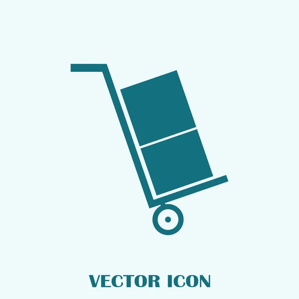 Equipaje Web Vector Icono — Vector de stock