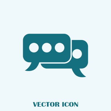 sohbet işareti vektör simgesi
