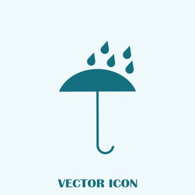 Şemsiye vektör web simgesi