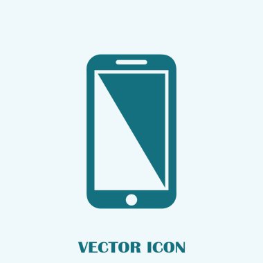 mükemmel detaylı modern akıllı telefon yalıtım vektör