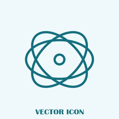 Molekül simgesi. vektör illüstrasyonu