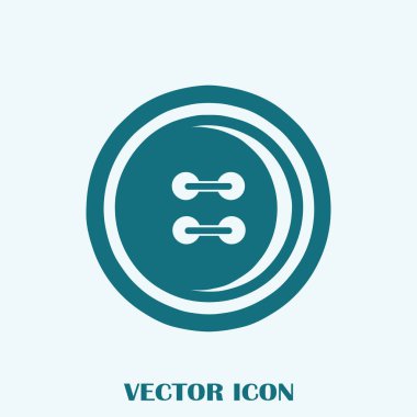 Düğme simgesi. Vektör tasarımı.