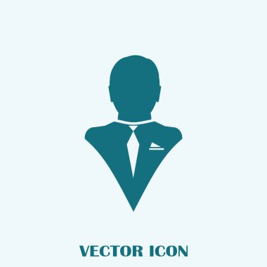 Adam vektör web simgesi