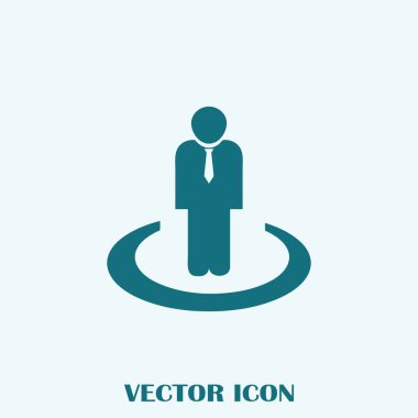 Adam vektör web simgesi