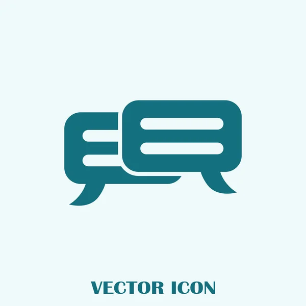 Значок Вектора Чата — стоковый вектор