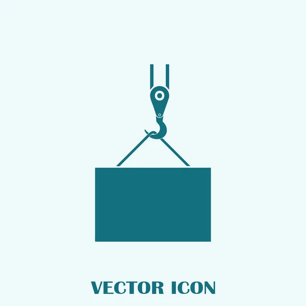 Pictograma Gancho Grúa — Vector de stock