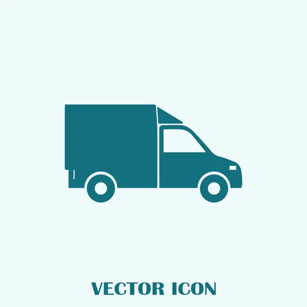 Entrega Vector Icono Plano — Vector de stock