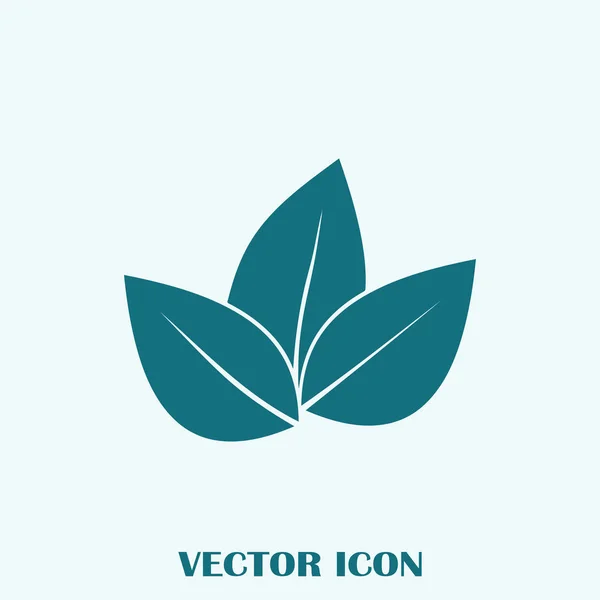 Blatt Icon Vektor Illustration — Stockvektor