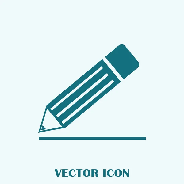 Icono Del Lápiz Ilustración Vectorial — Vector de stock