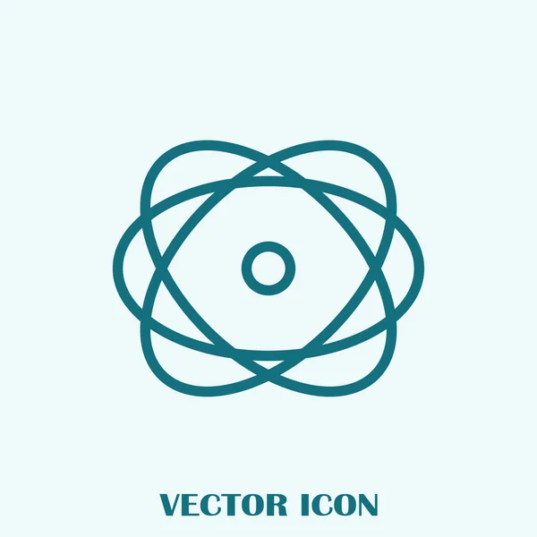 Икона Молекулы Векторная Иллюстрация — стоковый вектор