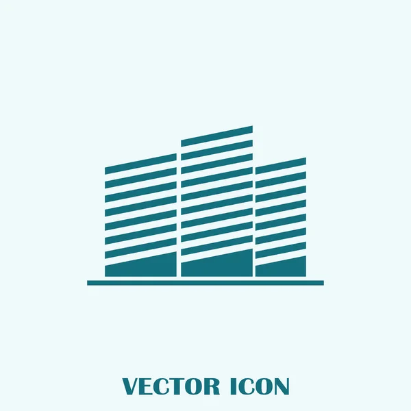 Icono Del Paisaje Urbano Diseño Web — Vector de stock