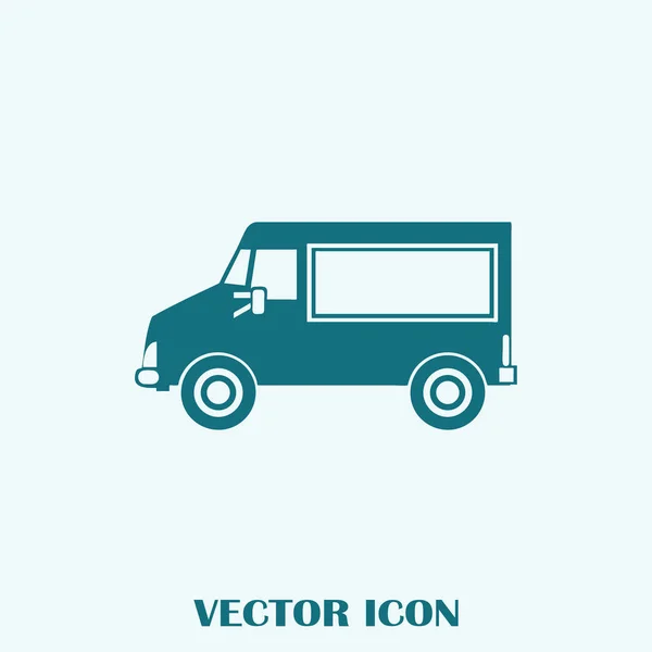 Vector Coche Plano Icono — Vector de stock