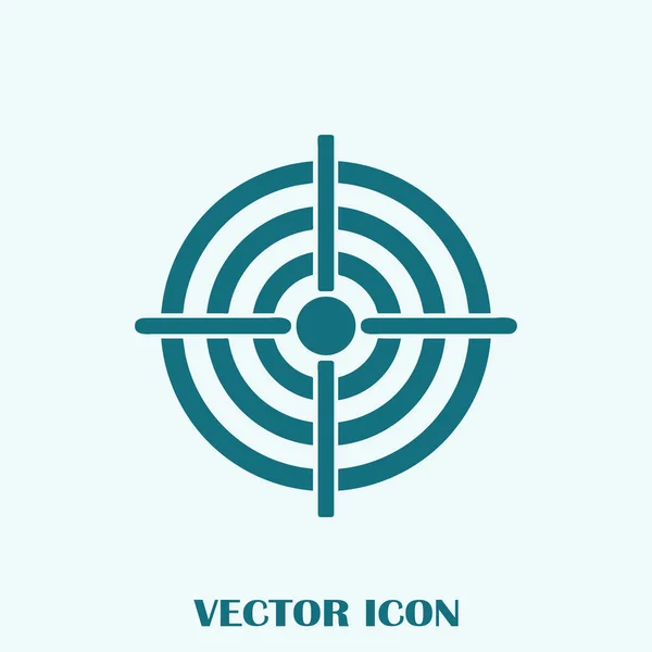 Vector Target Web Icon — Stock Vector