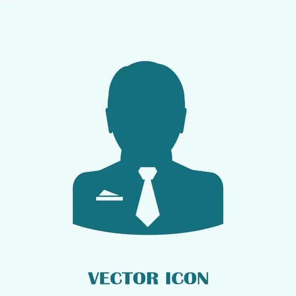 Hombre Vector Icono Web — Archivo Imágenes Vectoriales