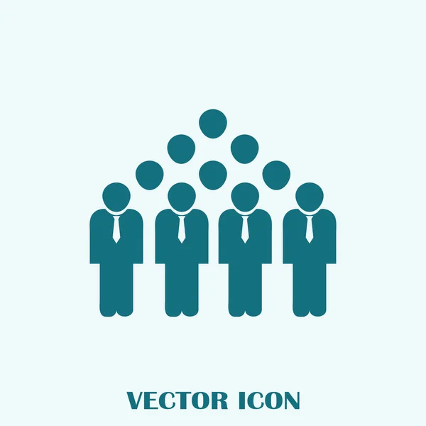 People Icon Trendy Flat Style Crowd Sign Persons Symbol Your — Stock Vector