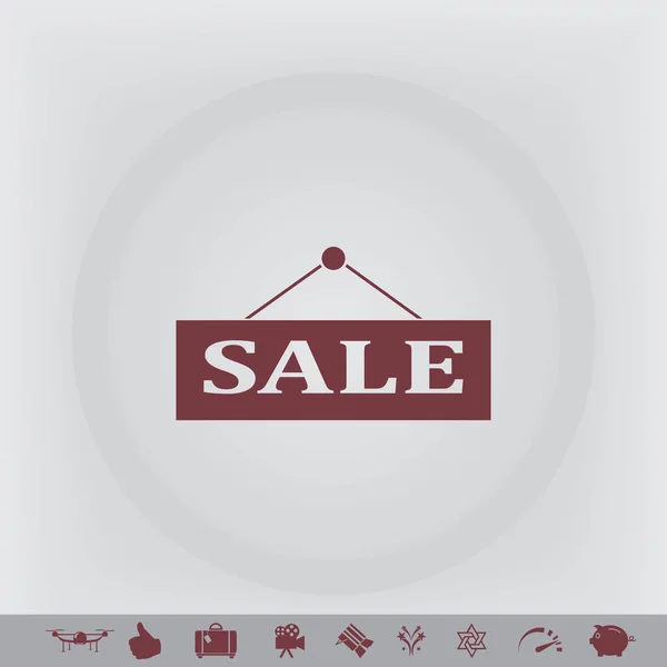 Sale, price tag icon. Vector flat design illustration — Stock Vector