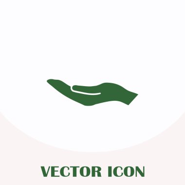 eller simge vektör, düz tasarım en iyi vektör simgesi