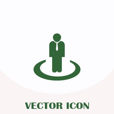 İşadamı vektör web simgesi