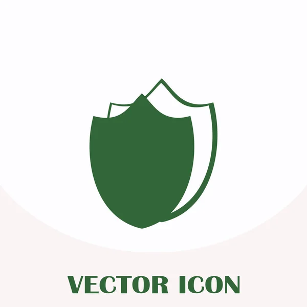 Escudo vector web icono — Vector de stock