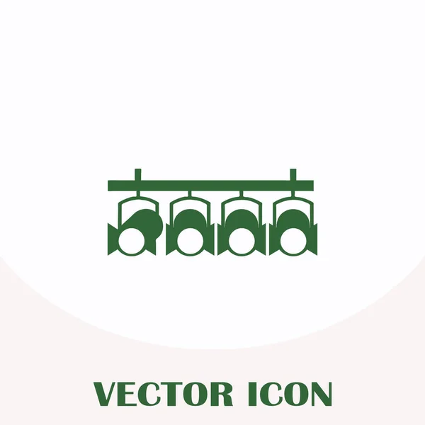 Spotlight vector web icon. — Stock Vector