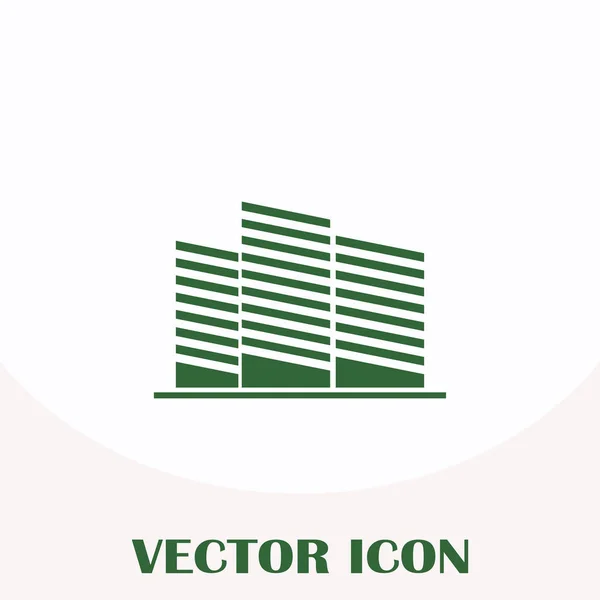 Símbolo inmobiliario. icono de vector — Archivo Imágenes Vectoriales