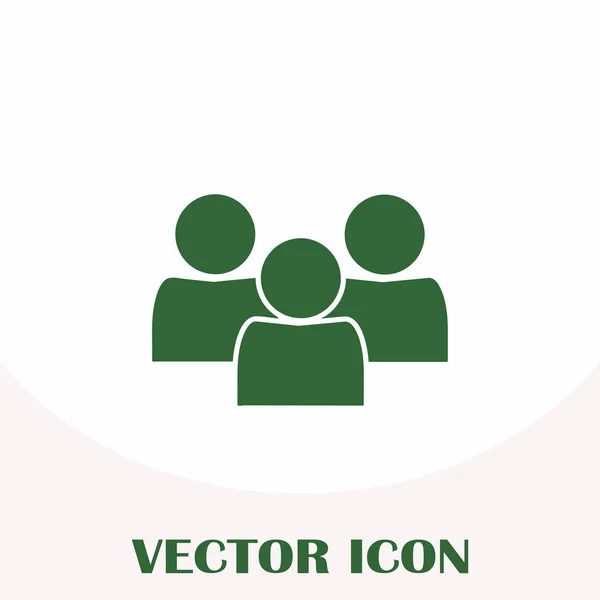 Groupe personnes icône vectorielle — Image vectorielle