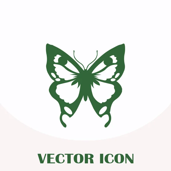 Schmetterling Vektor Web-Ikone — Stockvektor