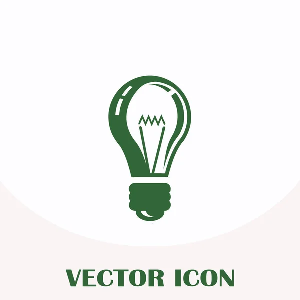 Ícone da lâmpada web vector — Vetor de Stock