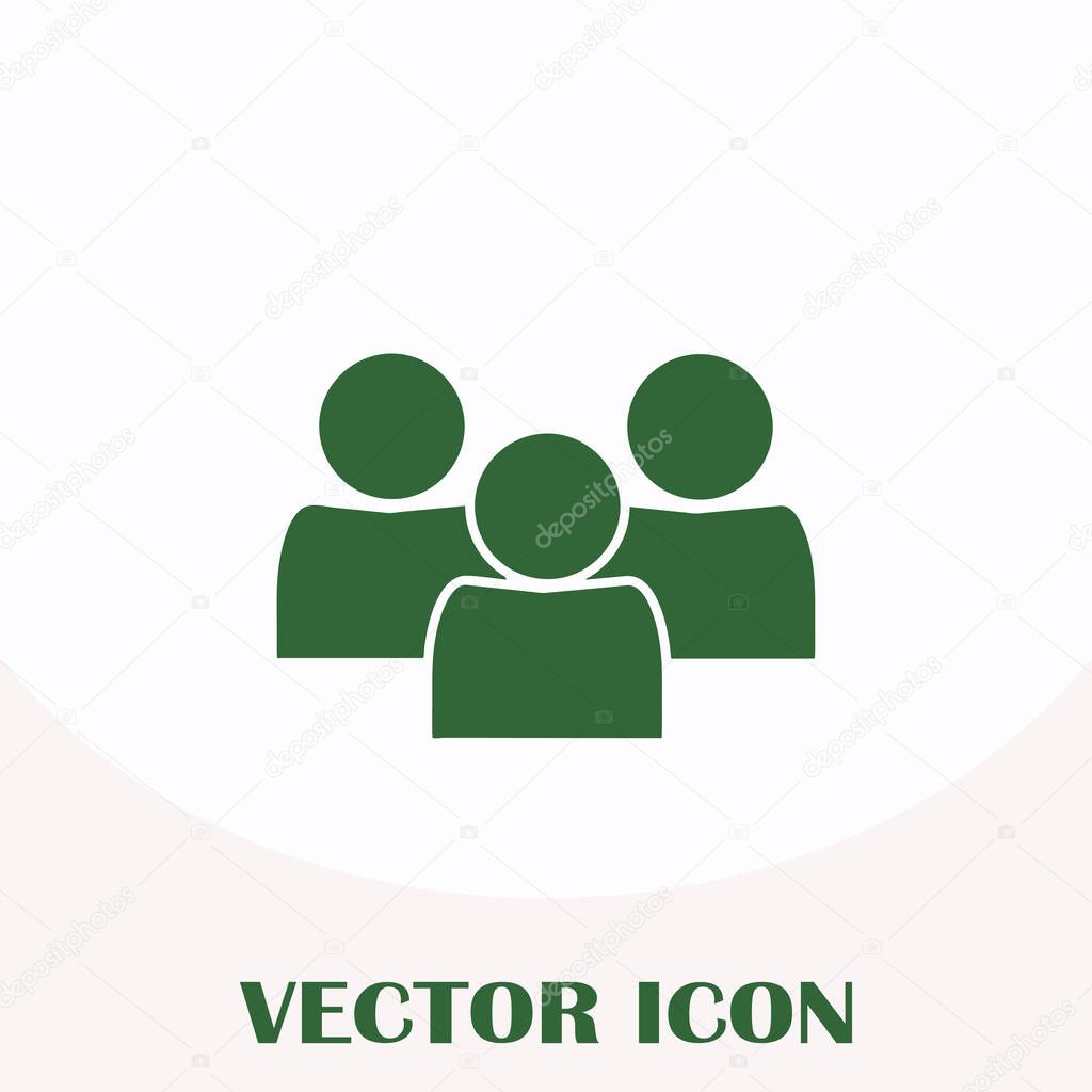 group people vector icon
