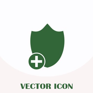 Kalkan vektör web simgesi