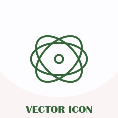 Atom vektör web simgesi