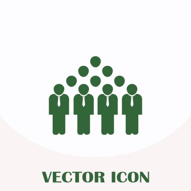Grup insanlar vektör simgesi