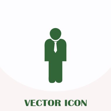 İşadamı vektör web simgesi