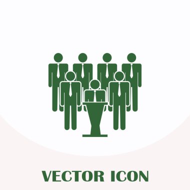 Grup insanlar vektör simgesi