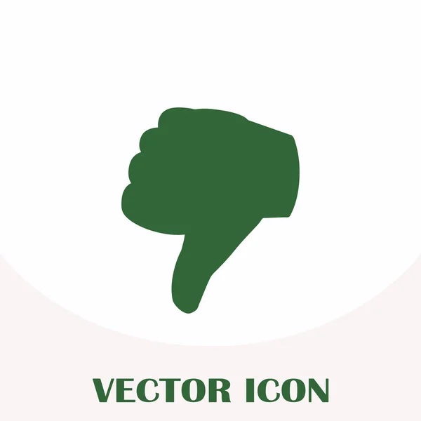 Vector thumb up icon, Illustration vectorielle d'icône plate . — Image vectorielle