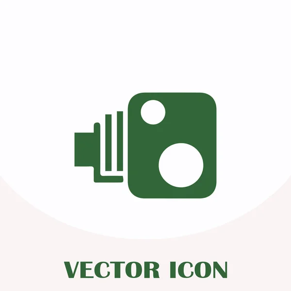 Cámara de vídeo icono web — Vector de stock