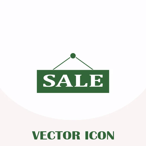 Verkauf, Preisschild-Symbol. Vektor flaches Design Illustration — Stockvektor