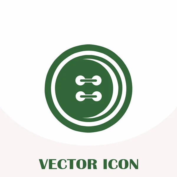 Botón de costura icono web — Vector de stock