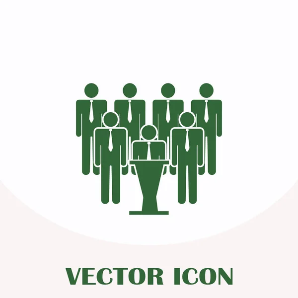 Group people vector icon — Stock Vector